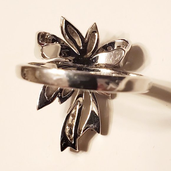 Made new beautiful 18K white Gold Diamond  Ring - Picture 9 of 12